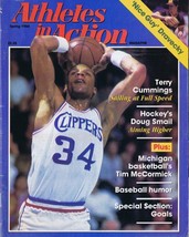 ORIGINAL Vintage Athletes in Action Magazine Spring 1984 Terry Cummings  - $14.84