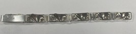 John Lauritzen Danemark Argent Sterling Floral Station Bracelet 7.5 &quot; Magnifique - £116.44 GBP