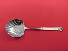 Damask Rose by Oneida Sterling Silver Berry Spoon Shell Bowl HH WS Custom Made - £55.03 GBP