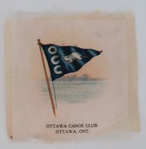 1910&#39;s Tobacco Silk Ottawa Canoe Club Flag - $9.99
