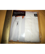Joe Boxer Men Clothes XL Extra Large Thermal Underwear Pant Solid White ... - £8.90 GBP