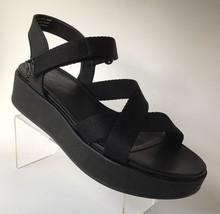 New Naturilizer Balena Ankle Strap Platform Sandals, Black (Size 9 M) - £39.16 GBP