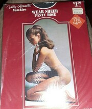 Vintage 80&#39;s NEW Pantyhose-SHEER Van Raalte-demi-toe/nude heel size B ch... - $245.86 MXN