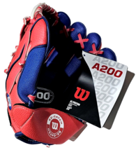 Wilson A200 All Position T-Ball 10 Inch Glove Red And Blue 2-6 Year Olds - $39.99