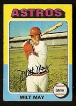 1975 Topps Mini Baseball Card # 279 Houston Astros Milt May  ! - £0.37 GBP