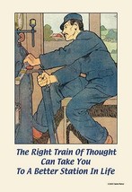 The Right Train of Thought Can take you to a better station in Life by Sara Pier - £17.55 GBP+
