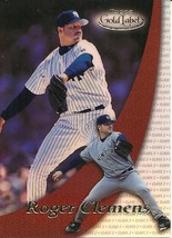 2000 Topps Gold Label Class 2 Roger Clemens 32 Yankees - £0.79 GBP