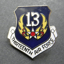 Thirteenth Air Force 13th USAF Hat Jacket Lapel Pin 1 inch US - £4.40 GBP