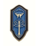 Tree, Helm, Shield Of Gondor, Blue Enamel Metal Pin, LOTR J.R.R Tolkien ... - $5.00