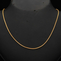 22cts Print Solid Gold 9in Cord Chain Child Gift Fashionable Women Jewelry - £1,228.98 GBP
