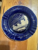 Vintage Murals De Avil A Plate Decor Blue - $45.87