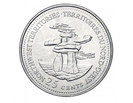 1992 Canadian 25-Cent Northwest Territories Provincial Quarter Coin UNC - $1.70