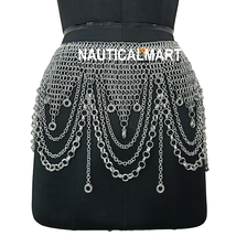 Aluminum Chainmail Belt Handmade Medieval Waist Jewelry Fantasy Costume ... - $120.00