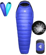 32/15 Degree F Down Sleeping Bag, 550/650 Down Fill Power, Backpacking - £92.02 GBP