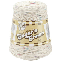 Lily Sugar&#39;n Cream Yarn - Cones-Potpourri - £19.37 GBP