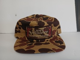 VTG 80s Swingster Levi Garrett Chewing Tobacco Snapback Camo Hat Made In The USA - $28.01