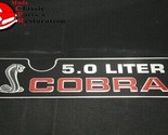 Ford Racing 93 94 95 Mustang Cobra 5.0 Upper Intake Aluminum Plaque Emblem - $1,062.25