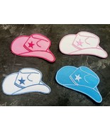 Embroidered Iron on patch. Cowgirl hat patch. - £4.60 GBP+