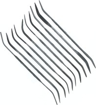 Double Ended Riffler File Set 180mm 10 Pieces Needle Glass Stone File To... - $11.02
