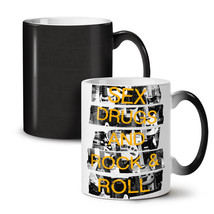 Sex Drugs Rock Roll NEW Colour Changing Tea Coffee Mug 11 oz | Wellcoda - £16.11 GBP