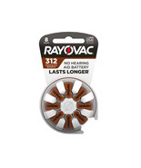 Rayovac 312 Hearing Aid Batteries - 8 pack -1.45volt - $244.42 MXN