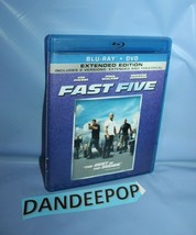 Fast Five (Blu-ray/DVD, 2011, 2-Disc Set, Rated/Unrated Includes Digital Copy) - £7.77 GBP