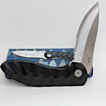 Folding Pocket Knife New in Box 4 1/2 inch Levanne 18-261B Frost Cutlery - £3.48 GBP