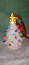 Mr. Christmas Mini White Trees With Colored Lights  - £19.17 GBP