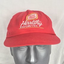 Oscar Mayer Healthy Favorites Hat Cap Red Adjustable Vintage Trucker - £12.20 GBP