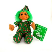 Christmas Russ Troll Doll Vintage Soft Body Plush Toy Luv Pet - £17.28 GBP