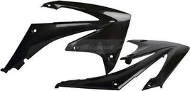 Polisport Radiator Shrouds Black for Honda 2010-2013 CRF250R 2009-2012 CRF450R - £43.44 GBP