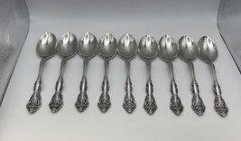 Set Of 7 Oneida Stainless Steel Michelangelo Place Oval Spoons - £47.84 GBP