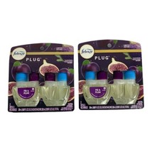 Lot of 2 Febreze Air 4 Plug ins Fig &amp; Plum Scent Air Refresher Limited E... - $29.13