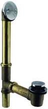 Westbrass Tip Toe Bath Waste - 22 in. Make-Up, 17 Ga. Tubing- Polished C... - $44.45