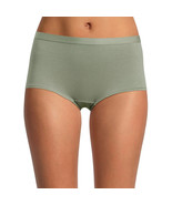 No Boundaries Women&#39;s Cotton Shine Boyshort Panties Size LARGE Wild Sage... - $15.95 CAD