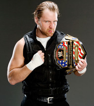 DEAN AMBROSE WITH BELT 8X10 PHOTO WRESTLING PICTURE WWE - £3.94 GBP