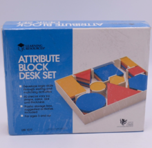 Attribute Blocks Desk Set Minipulitives Learning Resources LER1277 Nos - £11.86 GBP