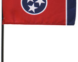 Tennessee - 4&quot;X6&quot; Stick Flag - £2.74 GBP