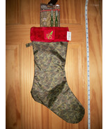 Duck Dynasty Stocking Set Holiday Camo Christmas Treat Sack Brush Toothb... - €8,05 EUR