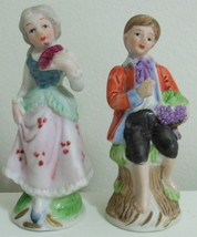 Figurines Girl and Boy Decorative Porcelain Figures - $10.95