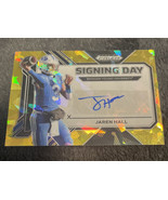 2023 Jaren Hall Prizm Draft Picks Gold Ice Rookie Auto - $50.00