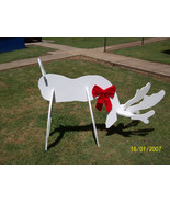 So Cool Christmas Standing 3-D Reindeer Head Down Shadow Silhouette Yard... - $14.28 CAD