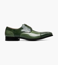Stacy Adams Palmento Modified CapToe Oxford Dress Shoes Green Multi 25740-340 image 7