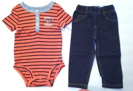 Carter&#39;s Toddler Boys Mommy&#39;s Wingman Bodysuit and Pants Set Size 18M NWT - £11.17 GBP