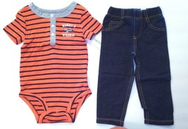 Carter&#39;s Toddler Boys Mommy&#39;s Wingman Bodysuit and Pants Set Size 18M NWT - £11.13 GBP