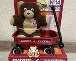 Radio Flyer Little Red Toy 6” Wagon W/ Bear Plush Wagon Pin New In Origi... - $16.82