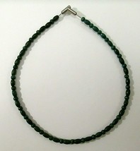 Green Wooden Bead Collar Choker Style Necklace Boho - £5.57 GBP