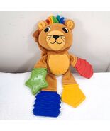 Baby Einstein Teethe &amp; Tug Lion Plush Infant teether Toy Rainbow Rubber ... - $854.35 MXN
