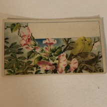 Flowery Calling Card Victorian Trade Card  VTC1 - £3.87 GBP
