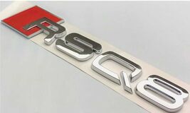 Chrome 3D Rear Trunk Emblem Badge For Audi RSQ8 Sedan Avant Gloss Silver... - $24.99